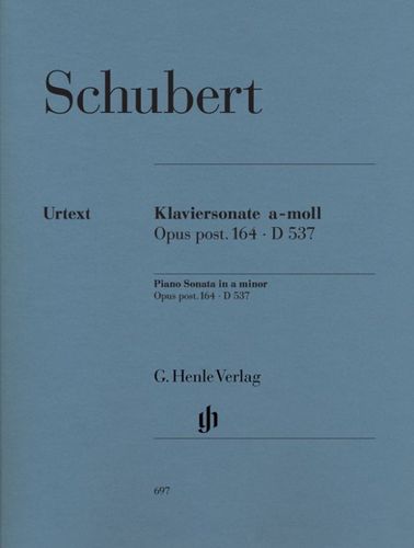 ספר תווים Schubert: Piano Sonata a minor op. post. 164 D 537
