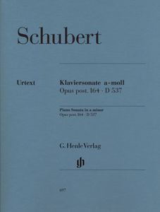 ספר תווים Schubert: Piano Sonata a minor op. post. 164 D 537