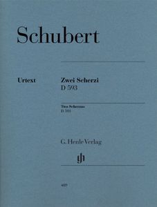 ספר תווים Schubert: 2 Scherzos B flat major and D flat major D 593
