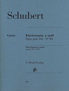 ספר תווים Schubert: Piano Sonata a minor op. post. 143 D 784