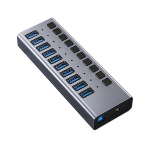 רכזת USB3.0 עם 16 יציאות  Protec DM284 16Ports Powered USB 3.0 Hub