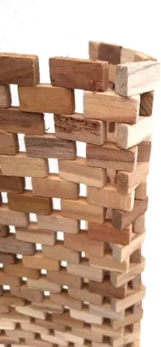 שטיח עץ מהגוני עמיד במים באמבטיה 60X40