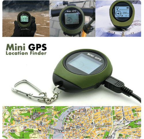 מכשיר GPS אישי ניווט לוויני כולל מסך ומצפן