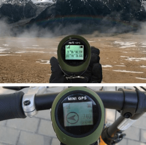 מכשיר GPS אישי ניווט לוויני כולל מסך ומצפן