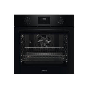 תנור בנוי דגם ZOHNX3K1A ZANUSSI בצבע זכוכית שחורה
