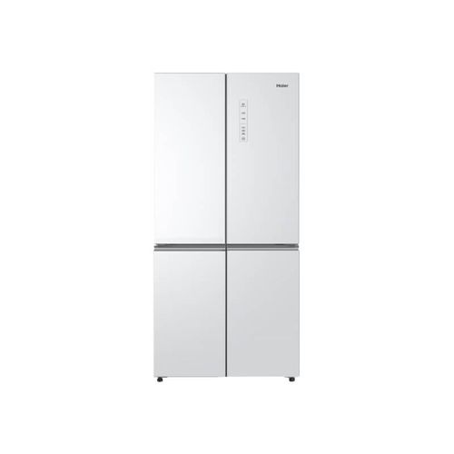 מקרר 4 דלתות 665 ליטר דגם HRF7100FW HAIER בצבע זכוכית לבנה