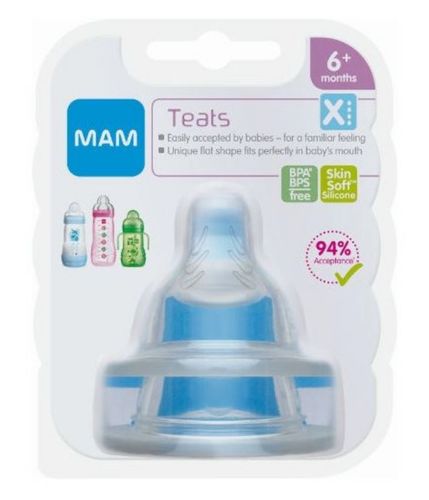 זוג פטמות X לבקבוק - MAM