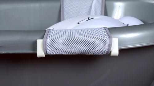 צף-קל - כרית אמבטיה לתינוק רצועות אבטחה - לבן פנדה