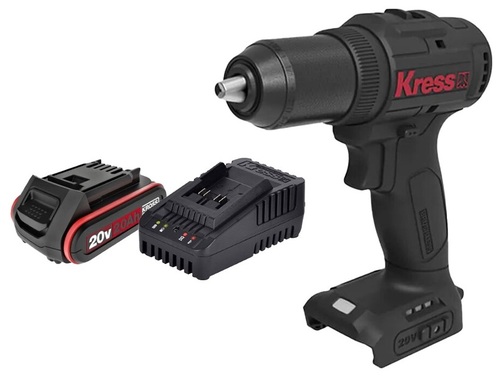 מברגה מקדחה נטענת KU211.9 20V כולל סוללה 2.0Ah מבית KRASS 