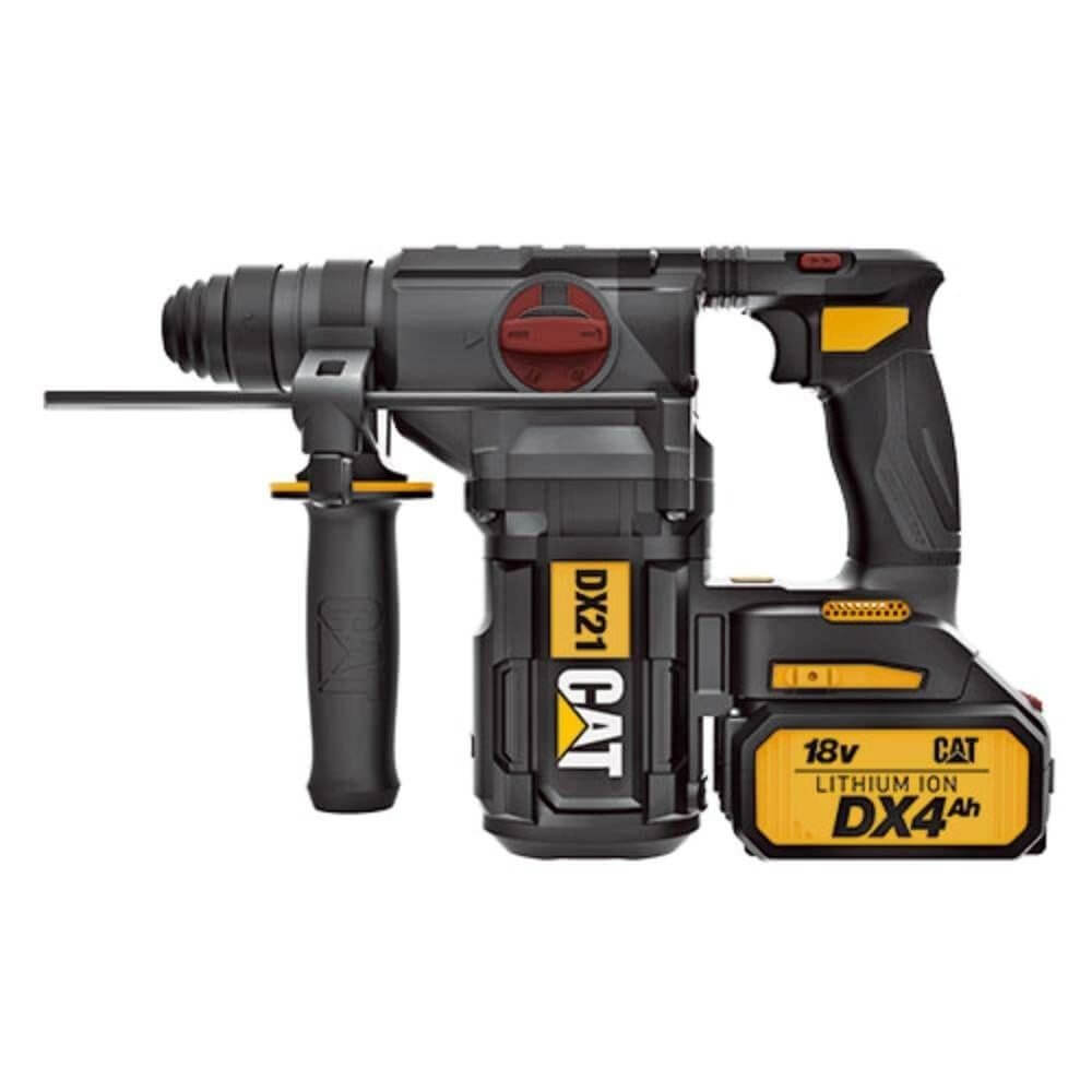 סט פטישון נטען + 2 סוללות 4A בתיק/ארגז ומטען DX21 BL 18V
