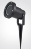 דוקרן לגינה GU10| 220V| שחור/ לבן