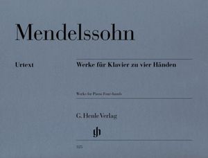 ספר תווים Mendelssohn: Works for Piano Four-hands