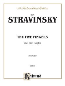 ספר תווים Stravinsky: The Five Fingers (Les Cinq Doigts)