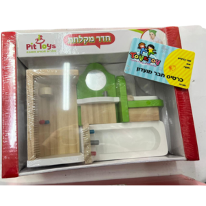 חדר מקלחת מעץ