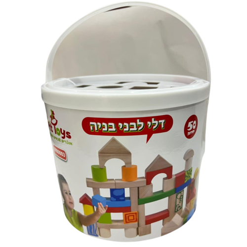 דלי לבני בנייה מעץ 