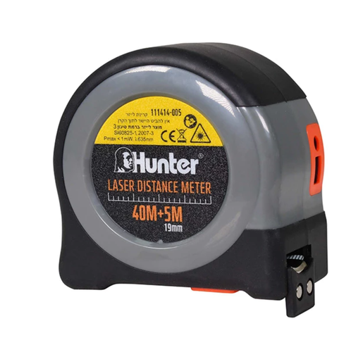 מטר לייזר דיגיטלי משולב 2IN1 תוצרת HUNTER