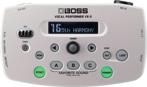 זוית נוספת Boss VE-5 Vocal Performer_front