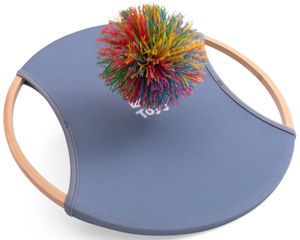 ערכת זוג מחבטי בד עם ידיות מעץ למשחק + כדור גומי