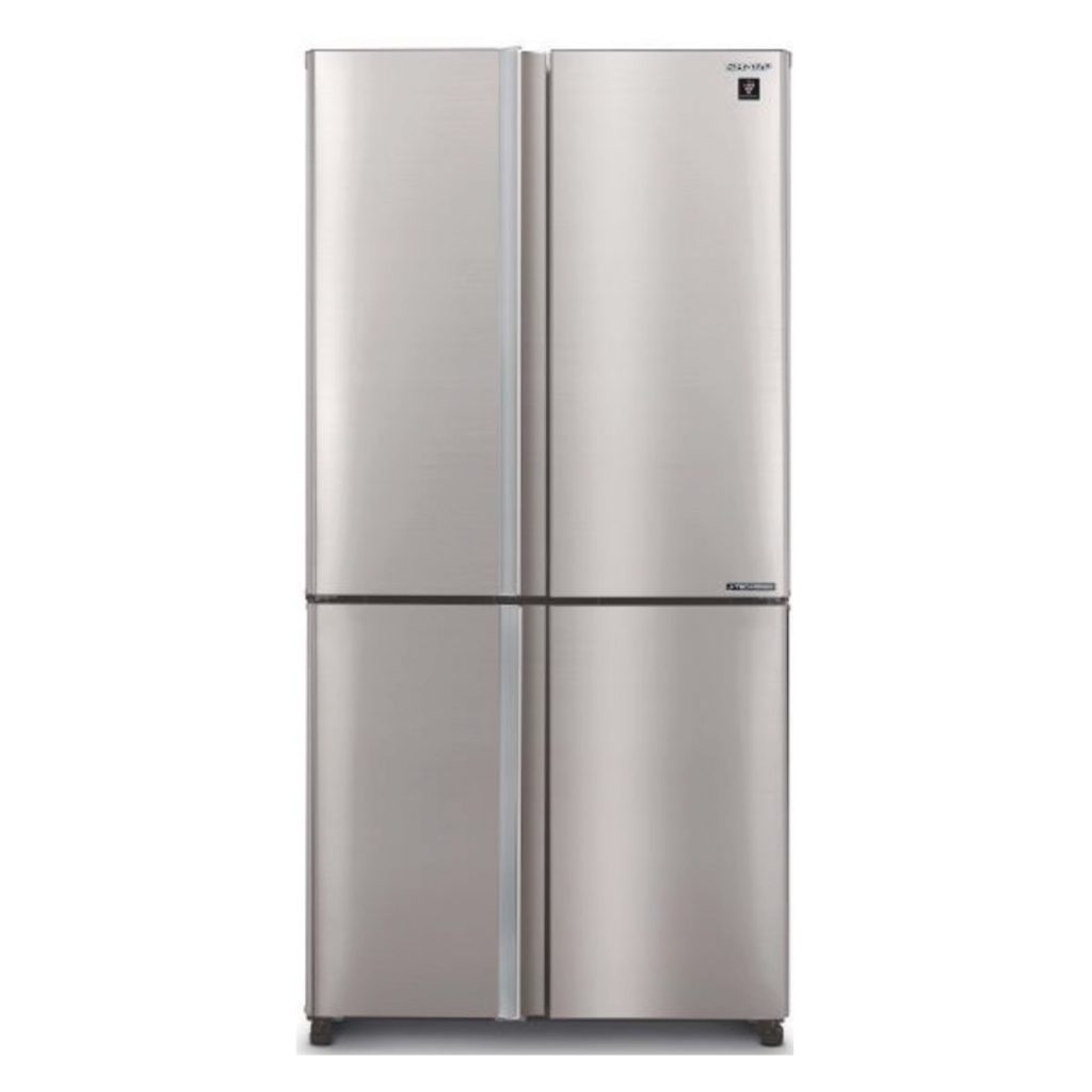 מקרר 4 דלתות מקפיא תחתון – 610 ליטר Sharp שארפ SJ-9170-SL נירוסטה