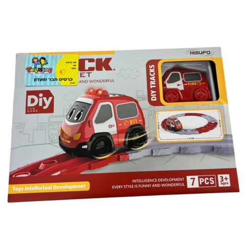 מכונית 911 עם מסלול נסיעה