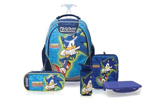סט schoolbag sonic-x כחול/כחול כהה