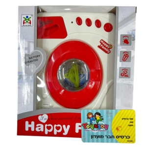 מכונת כביסה עם אפקטים של אורות וצלילים