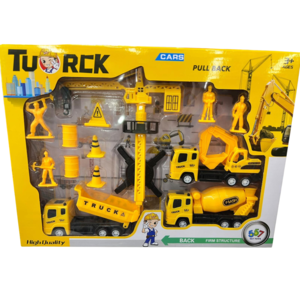 משאית עם מנוף ואביזרים נלווים