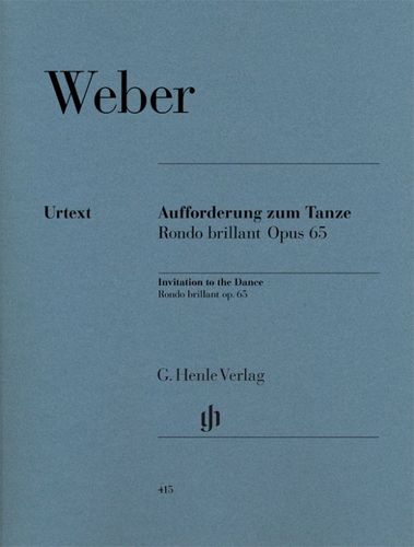 ספר תווים Weber: Invitation to the Dance D flat major op. 65