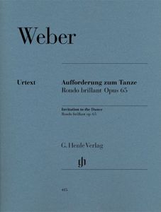 ספר תווים Weber: Invitation to the Dance D flat major op. 65