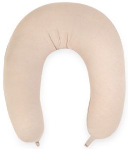 כרית הנקה במילוי הלופייבר עם ציפית 100% כותנה - בז