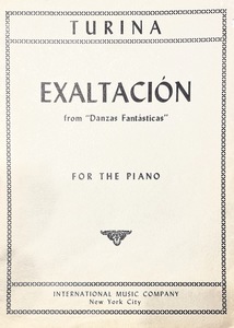 ספר תווים Turina: Exaltacion from Danzas Fantasticas For Piano