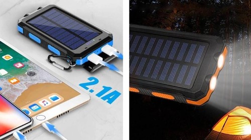 סוללת גיבוי ניידת סולארית Zeero Ultra Charge 10,000mAh
