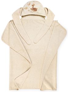 מגבת לתינוק עם כובע וקשירה לצוואר - אייל