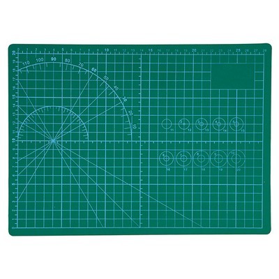 משטח חיתוך ירוק מקצועי מודפס שני צדדים 60/90 ס