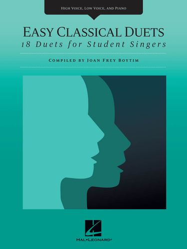 ספר תווים Easy Classical Duets 18 Duets for Student Singers (High Voice, Low Voice, and Piano)