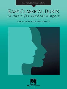 ספר תווים Easy Classical Duets 18 Duets for Student Singers (High Voice, Low Voice, and Piano)