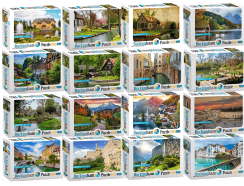 פאזל 1000 חלקים לבחירה ממגוון תמונות