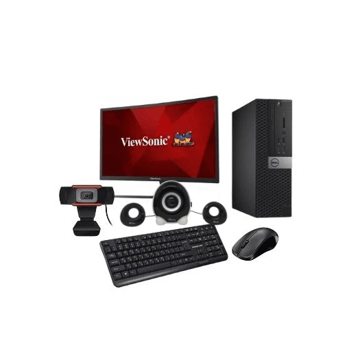  ערכה לתלמיד מחשב מחודש DELL/HP/Lenovo זיכרון 8GB, כונן קשיח 240 SSD מעבד i3, מסך 22 אינץ’, רמקולים מצלמה מקלדת ועכבר חוטי