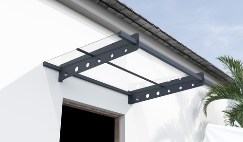 גגון אלומיניום לדלת/חלון דגם אירופה W Garden Top