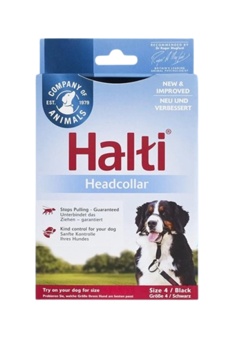 הלטי רתמת ראש מס' 4 לכלב מגזע גדול