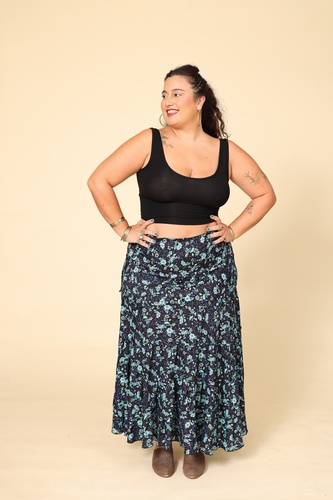 גופיה בטן כתפיות Plus size