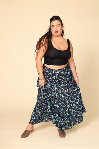 גופיה בטן כתפיות Plus size