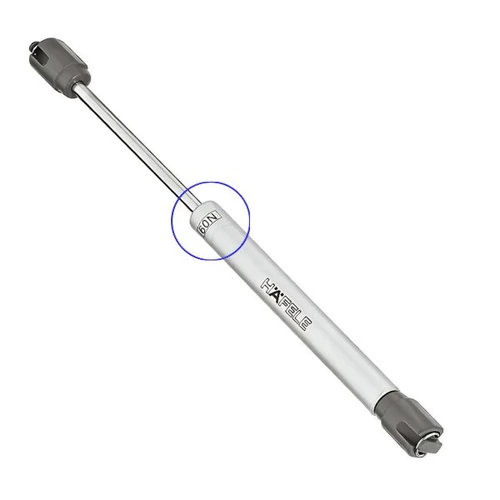 מציאת כוח בוכנת גז 50N עד 200N (ניוטון) איכותית HAF לארון קלפה עליונה במטבח המנגנון מתאים לדלתות הנפתחות באמצעות משיכה כלפי מעלה ומסייע בפתיחה וסגירה של הדלת תיקון, הרכבה, החלפה וכיוון קלים ופשוטים - עולם הפרזול