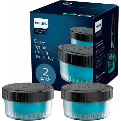 מארז זוג נוזל ניקוי וחיטוי למכונת גילוח Philips CC12 פיליפס 