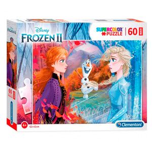 פאזל רצפה 60 חלקים מקסי פרוזן קלמנטוני - Clementoni Maxi 26452 Disney Frozen 2