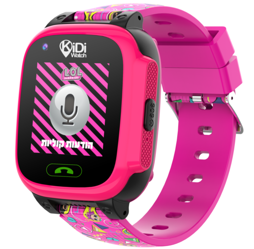 Kidiwatch 4G LOL דור 4 שעון טלפון חכם 2 רצועות במארז