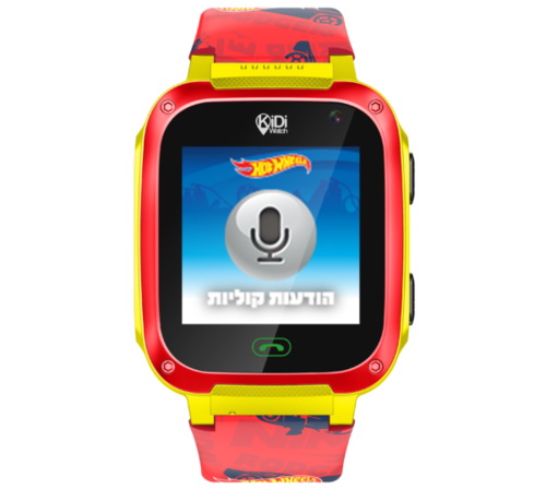 Kidiwatch הוט ווילס 4G דור 4 שעון טלפון חכם 2 רצועות במארז