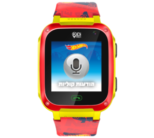 Kidiwatch הוט ווילס 4G דור 4 שעון טלפון חכם 2 רצועות במארז