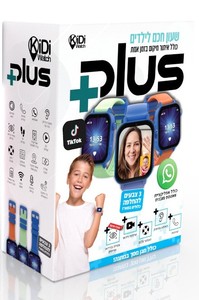 KIDI PLUS GPS שעון טלפון חכם 3 צבעים להחלפה
