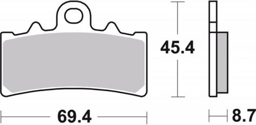 ‏רפידות בלם אופנוע Brembo 07GR18SA